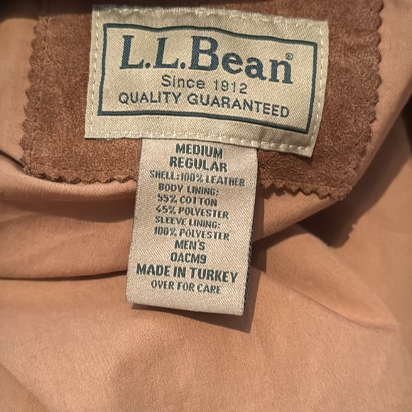 L.L bean suede leather coat. M - Picture 11 of 11